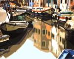 Burano Boats by Shelley Lake