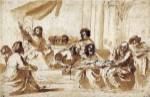 Christ Preaching in the Temple by Guercino