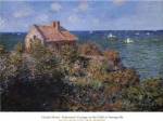 Fisherman's Cottage on the Cliffs at Varengeville, 1882 by Claude Monet