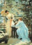 Five O'Clock Tea by Mary Fairchild Macmonnies low