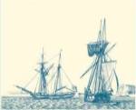 Sailing Ships in Blue IV by Lubin Baugin